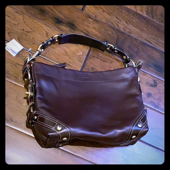 Coach Brown Leather Purse brand new - Picture 1 of 5